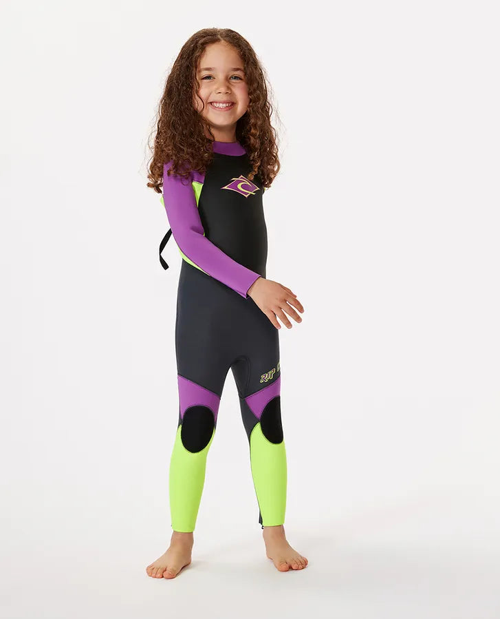Load image into Gallery viewer, Rip Curl Groms Omega 4/3 Back Zip Full Wetsuit