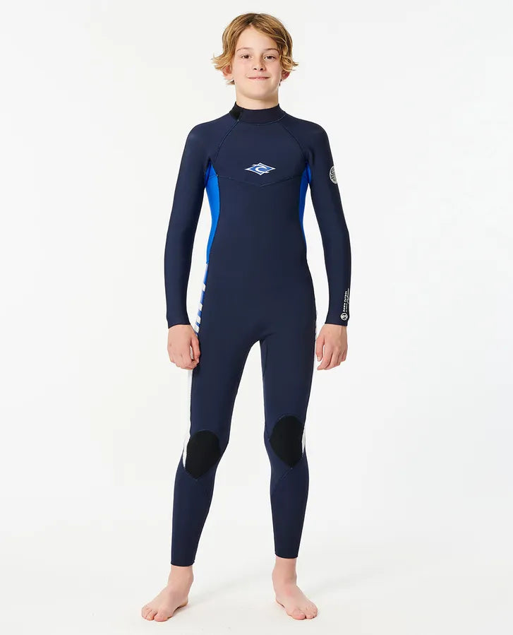 Load image into Gallery viewer, Rip Curl Junior Dawn Patrol 4/3 Back Zip Full Wetsuit