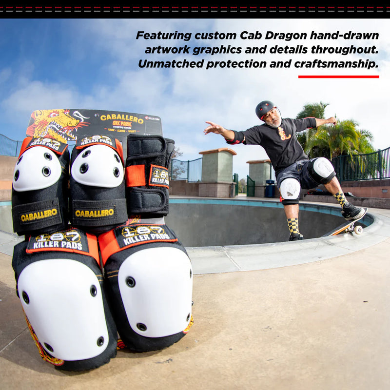 Load image into Gallery viewer, 187 Killer Pads Standard 6-Pack Steve Caballero