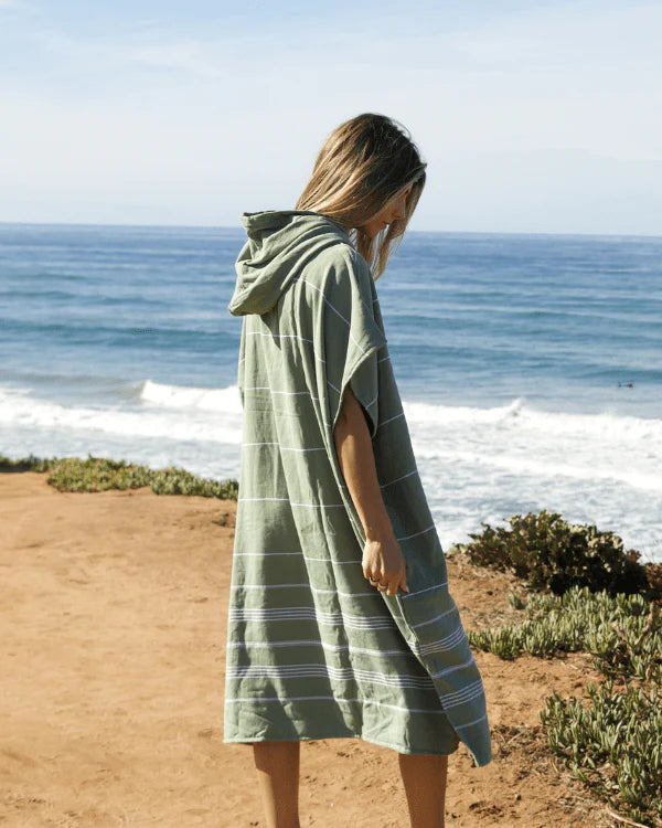 Load image into Gallery viewer, Sand Cloud Classic Stripe Hooded Poncho