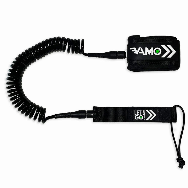Load image into Gallery viewer, Vamo Foil 7mm Calf Leash Black