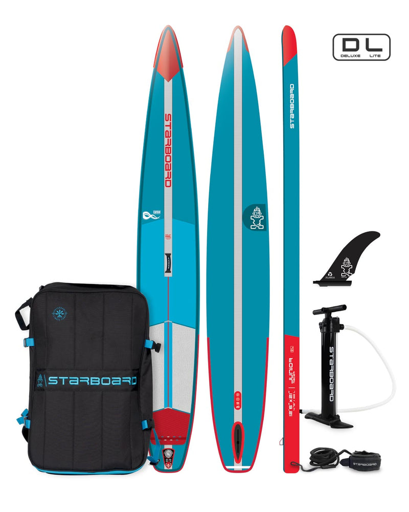 Load image into Gallery viewer, Starboard Junior Racer Deluxe Lite 12'6 x 21" Inflatable SUP