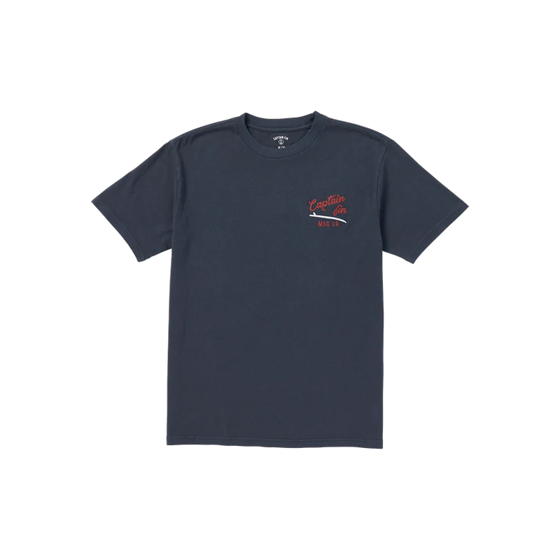 Load image into Gallery viewer, CAPTAIN FIN SLICK SLIDE LOGO SS TEE