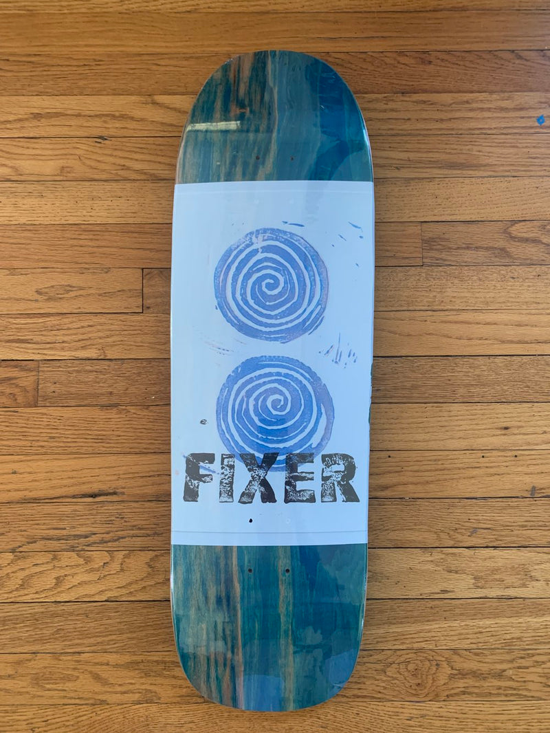 Load image into Gallery viewer, Fixer Swirled Shaped 9 3/4" Skate Deck