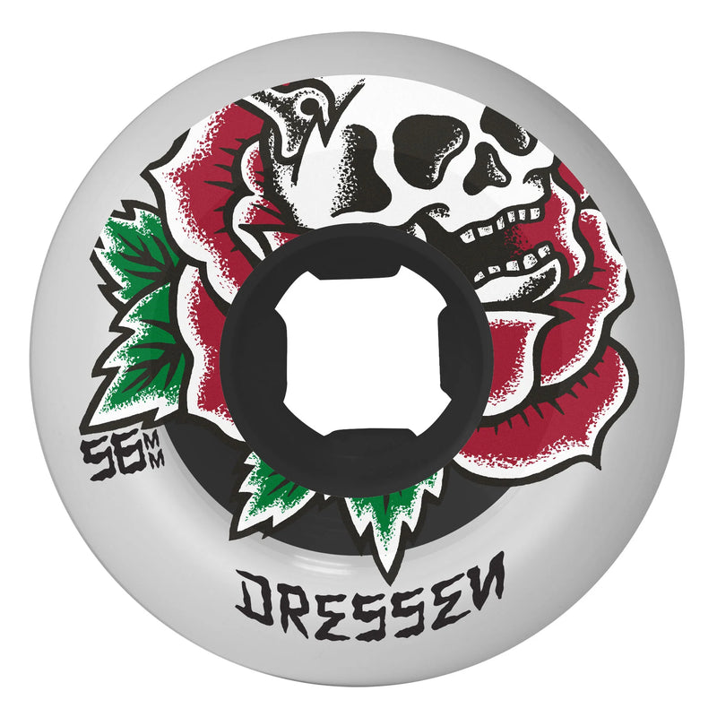 Load image into Gallery viewer, OJ Dressen Rose Skull 56mm Double Duro