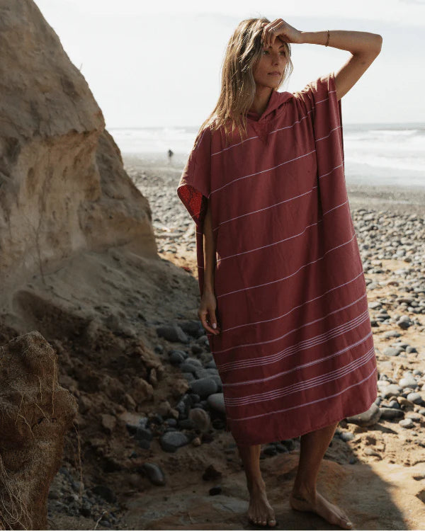 Load image into Gallery viewer, Sand Cloud Classic Stripe Hooded Poncho