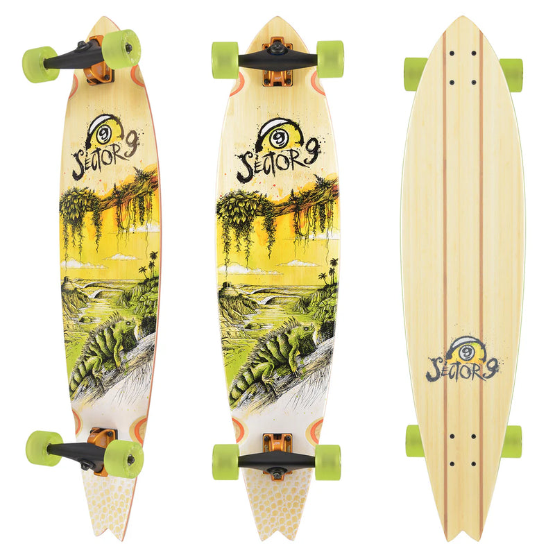 Load image into Gallery viewer, Sector 9 Offshore Temple Skateboard Complete