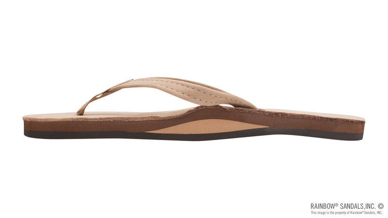 Load image into Gallery viewer, Rainbow Sandals Women's Single Layer Premier Leather Arch Support and 1/2" Narrow Strap