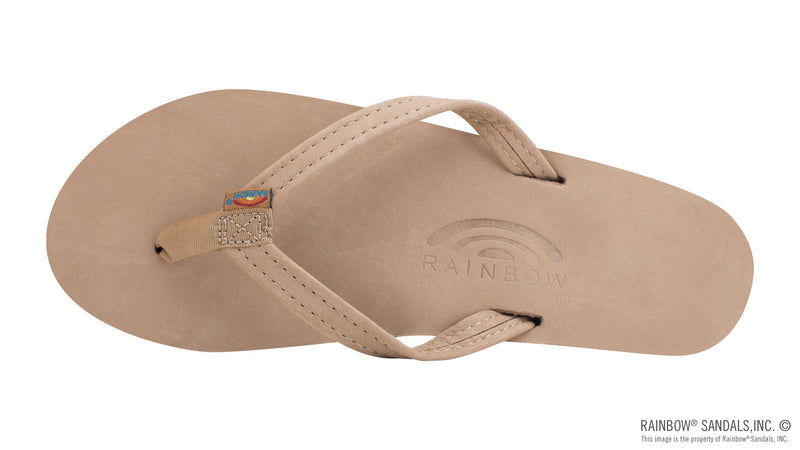 Load image into Gallery viewer, Rainbow Sandals Women's Single Layer Premier Leather Arch Support and 1/2" Narrow Strap