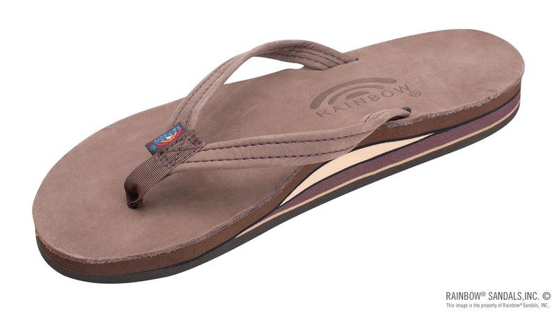 Load image into Gallery viewer, Rainbow Sandals Women's Double Layer Arch Support Classic Leather and 1/2" Narrow Strap