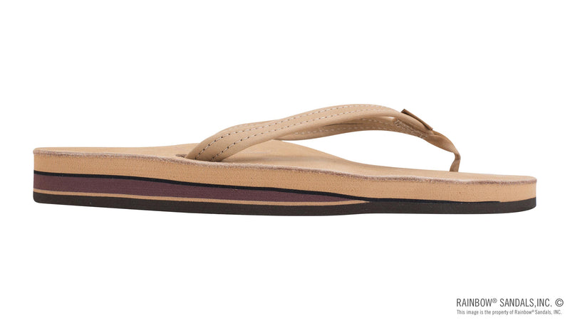 Load image into Gallery viewer, Rainbow Sandals Women's Double Layer Arch Support Classic Leather and 1/2" Narrow Strap
