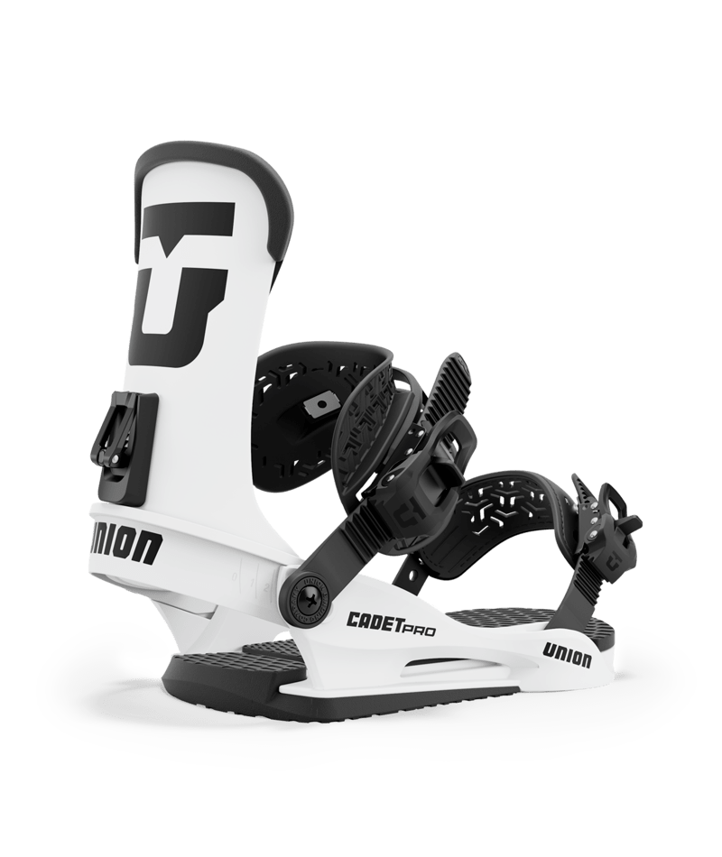 Union Cadet Pro Kids Snowboard Bindings 2025 M White