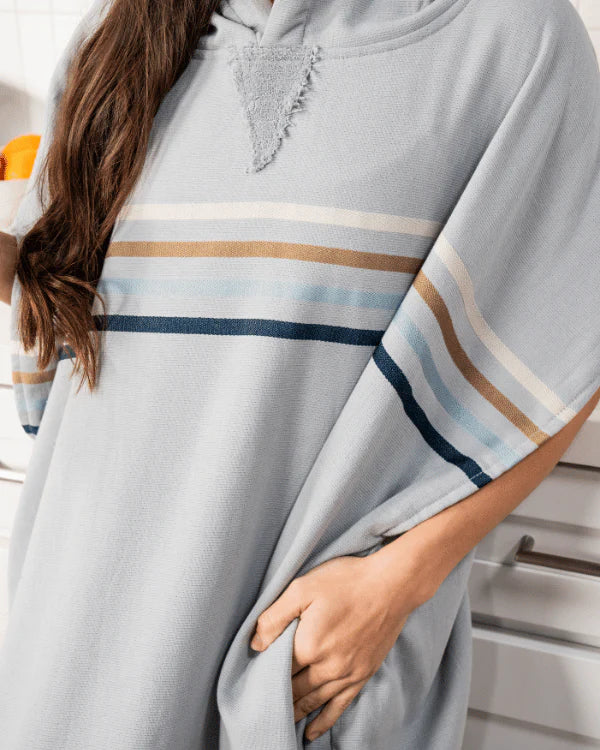 Load image into Gallery viewer, Sand Cloud Border Classic Stripe Poncho