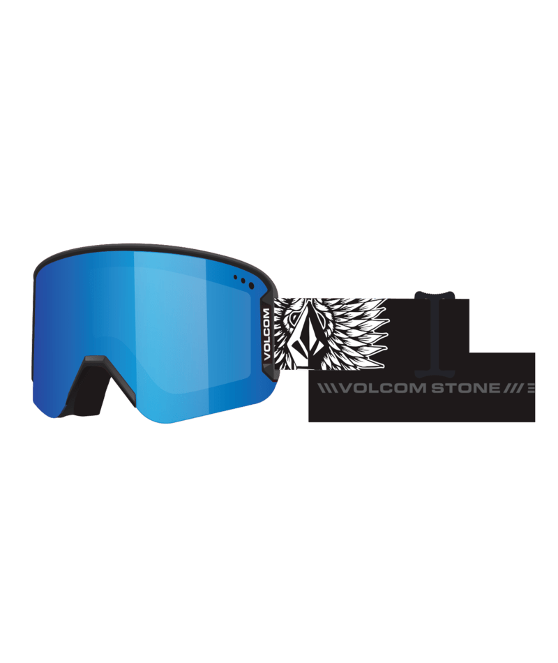 スキー・スノーボードアクセサリー VOLCOM Garden 2 Jamie Lynn Blue Chrome Volcom Garden 2 Snow Goggle - Jamie Lynn/Blue Chrome – Gorge