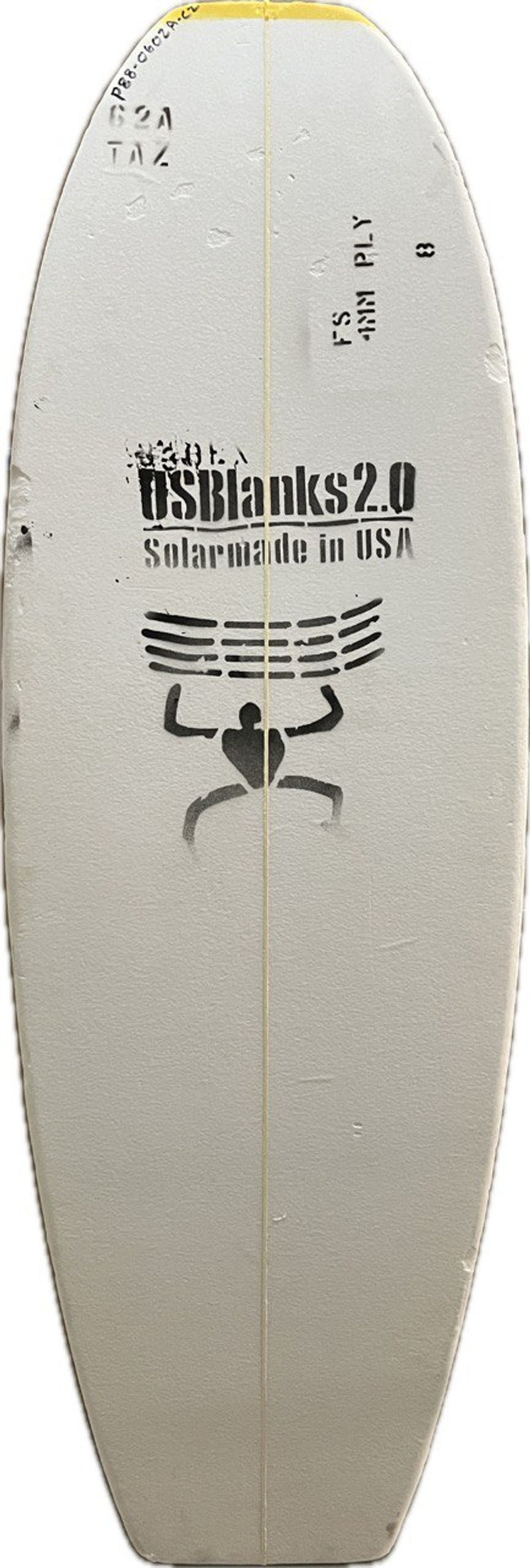 Load image into Gallery viewer, US Blanks 6'2 A Yellow 4mm Poly
