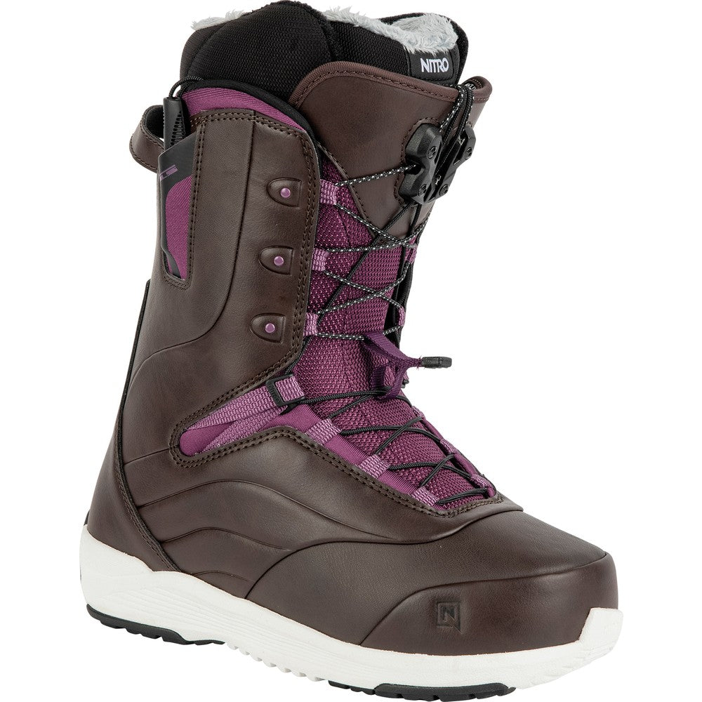 Nitro Crown TLS Snowboard Boot 2023 Women's 7.5 Port,Nitro