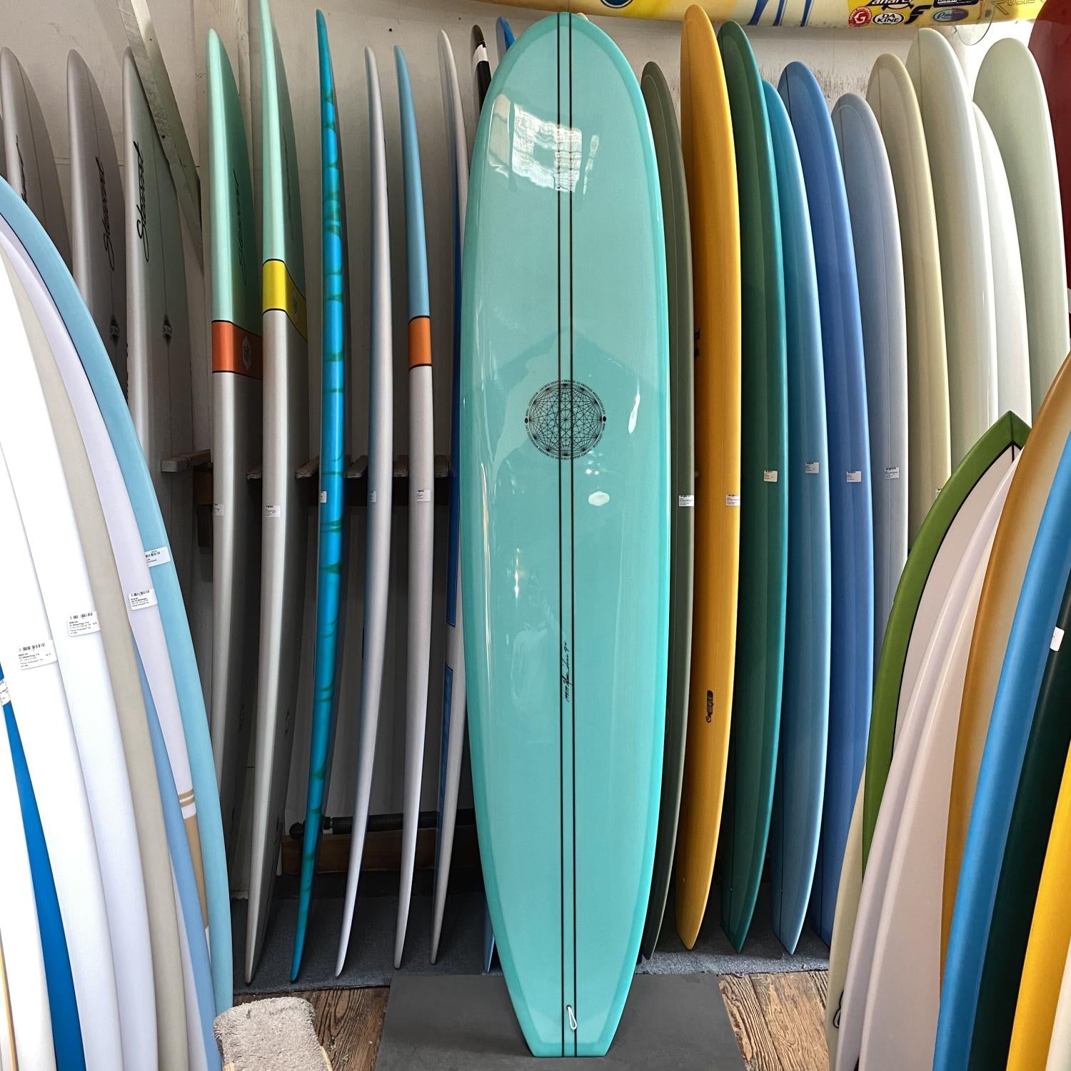 Bing Levitator 9'4 Seafoam Tint Double Stringer – Gorge Performance