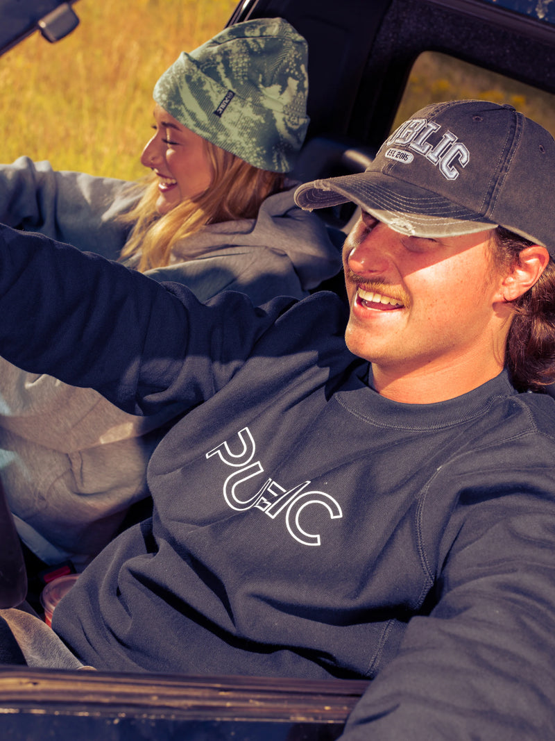 Load image into Gallery viewer, Public Logo Crewneck