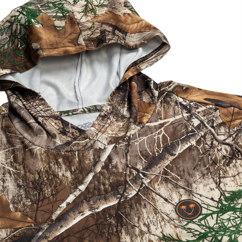 Load image into Gallery viewer, Catch Surf Real Tree Hooded Long Sleeve Surf Tee