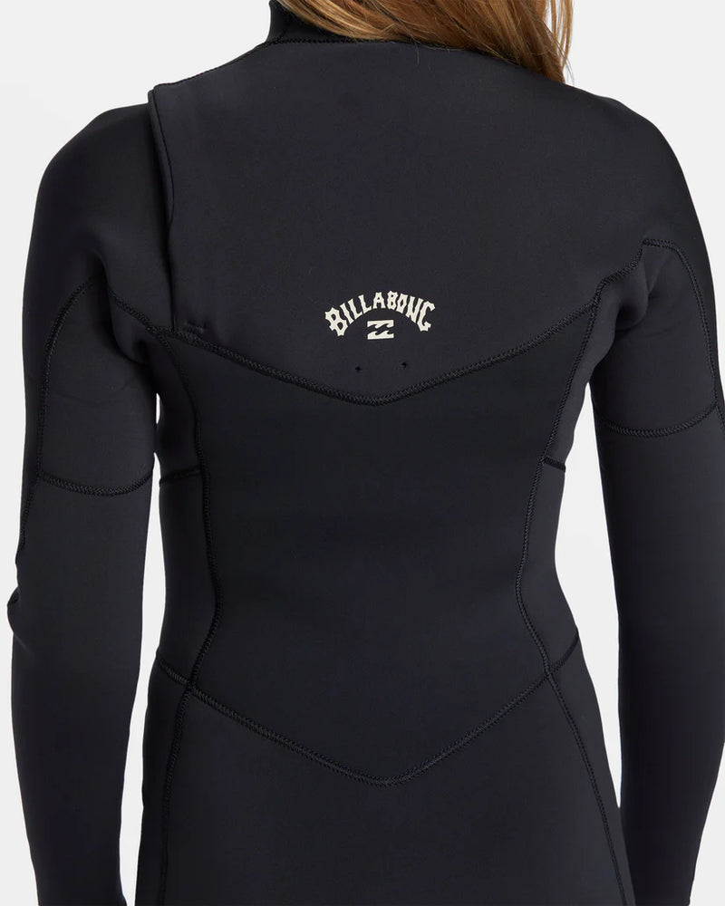 Load image into Gallery viewer, Billabong Girls Synergy Natural 4/3 Chest Zip Full Wetsuit