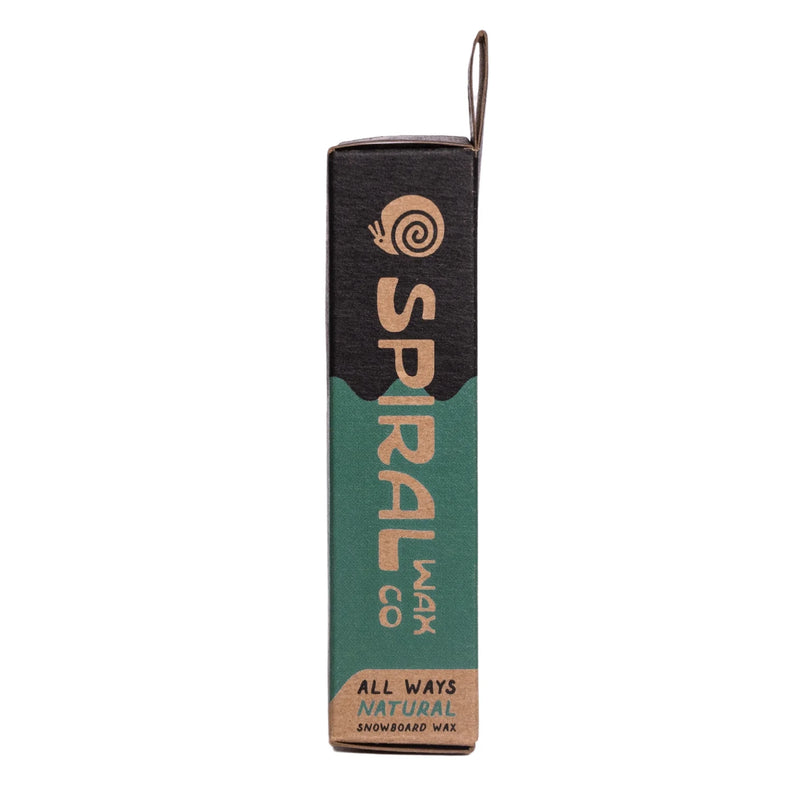 Load image into Gallery viewer, Spiral Wax Co. All Temp Natural Snowboard Wax- Single