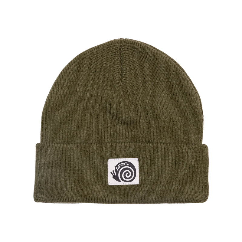 Load image into Gallery viewer, Spiral Wax Co. Brain Beanie Olive