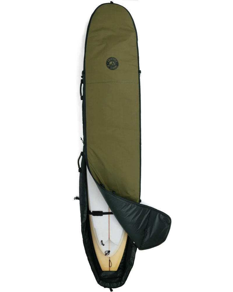 Load image into Gallery viewer, Creatures of Leisure Hardwear Longboard 2-3 Wheely Travel Surfboard Bag
