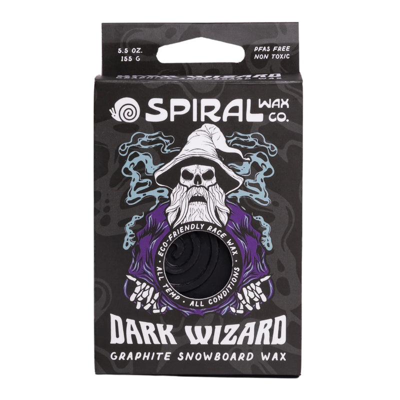 Load image into Gallery viewer, Spiral Wax Co. Dark Wizard Graphite Snowboard Wax
