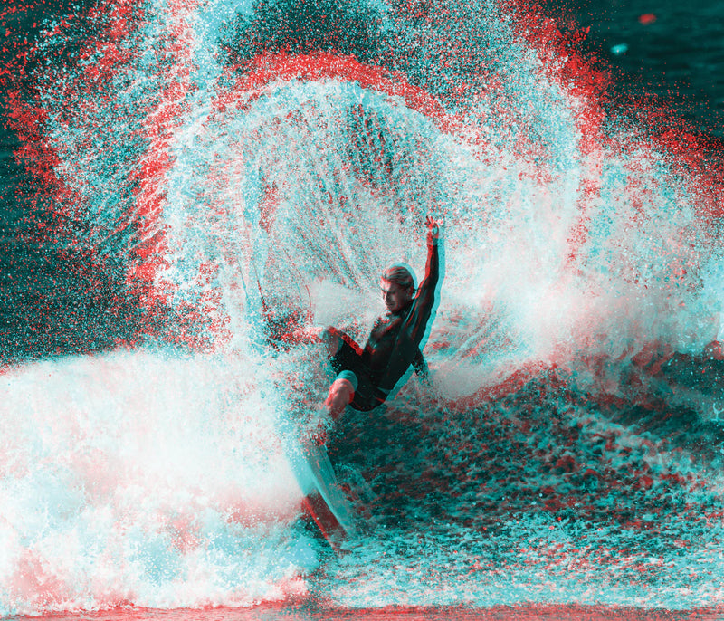 Load image into Gallery viewer, Futures Fins Ethan Ewing Fiberglass Large White/Red Tri Fin Set