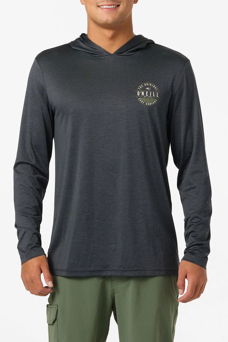Load image into Gallery viewer, O'Neill Trvlr UPF Hooded Blaze Long Sleeve Pullover