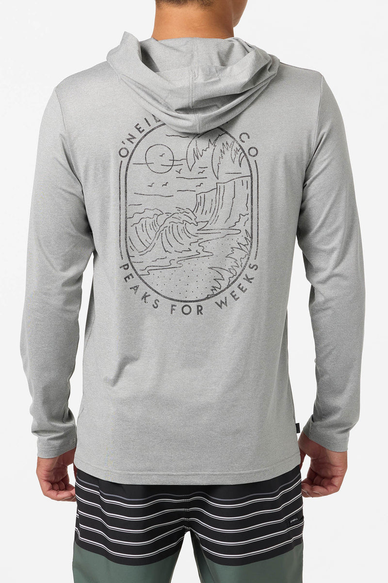 Load image into Gallery viewer, O'Neill TRVLR UPF Hooded Cliffs Long Sleeve Pullover