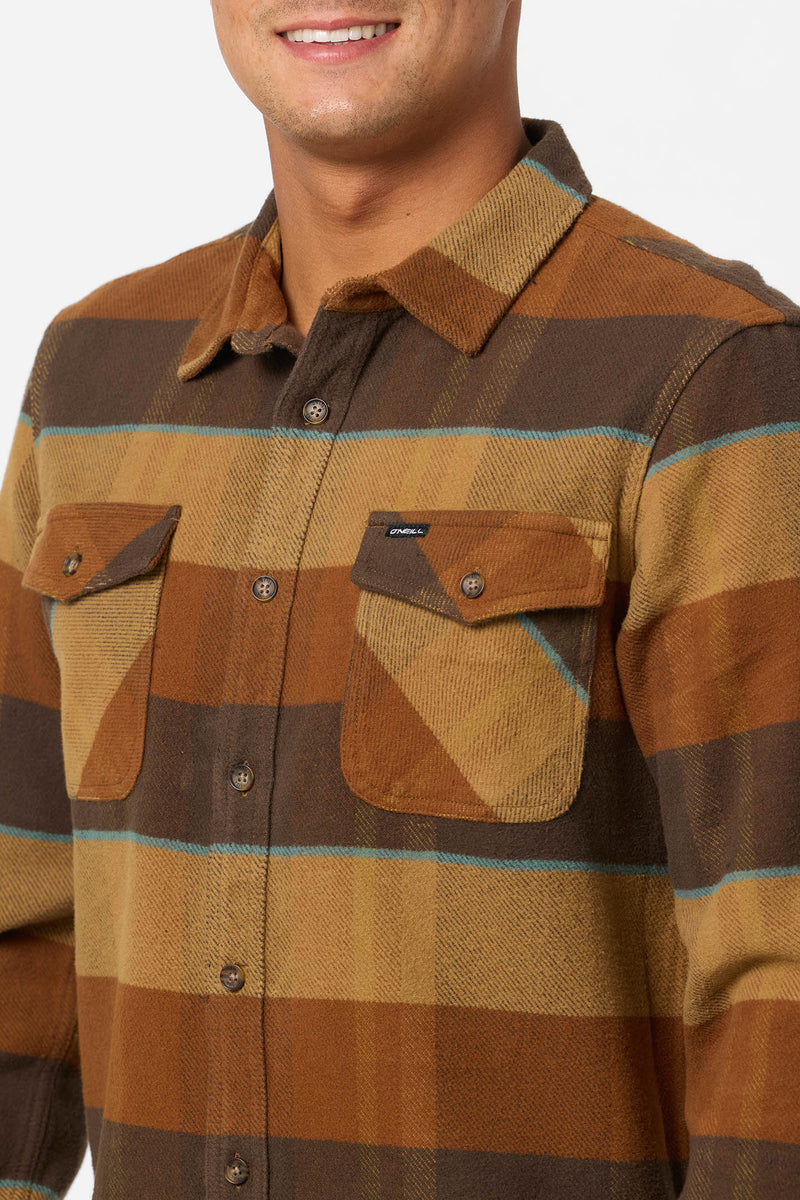 Load image into Gallery viewer, O'Neill Richmond Flannel Standard Fit Long Sleeve Shirt