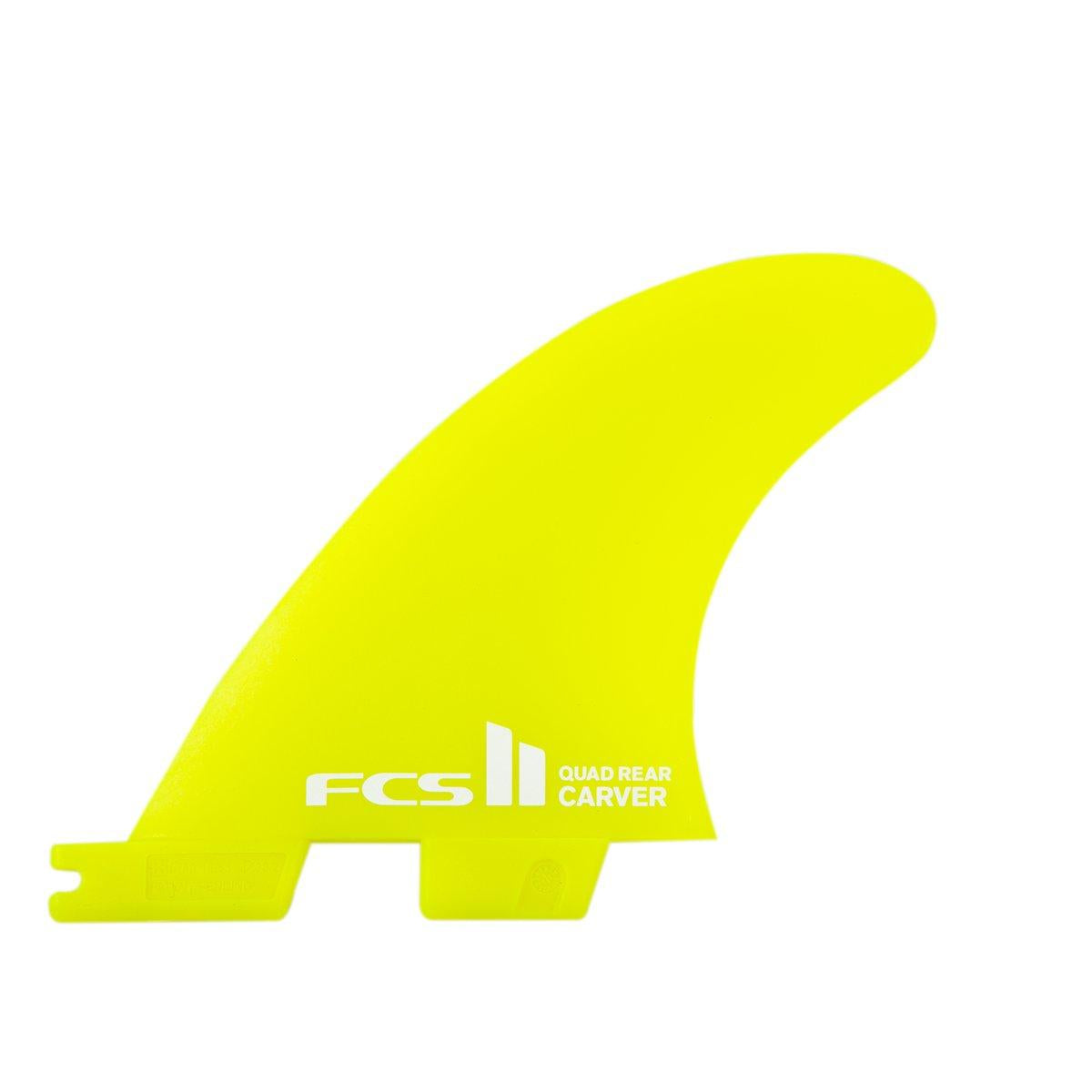FCS II Carver Neo Glass Medium Quad Rear Fin Set Enhance Surf Performance Gorge Performance