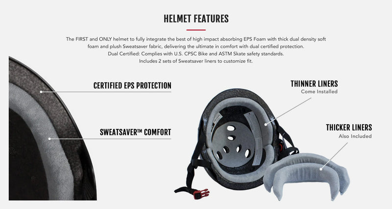 Load image into Gallery viewer, Triple 8 The Certified Sweat Saver Helmet