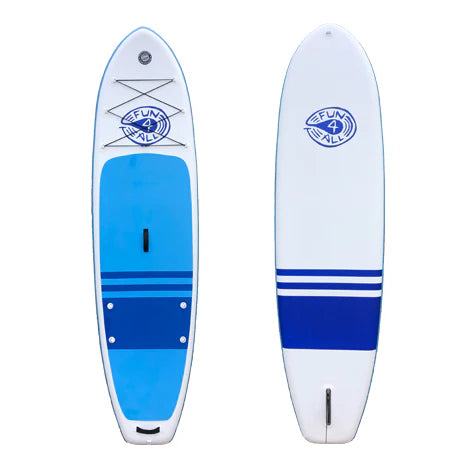 Load image into Gallery viewer, FUN 4 ALL 10'6 X 33" Inflatable SUP with Paddle