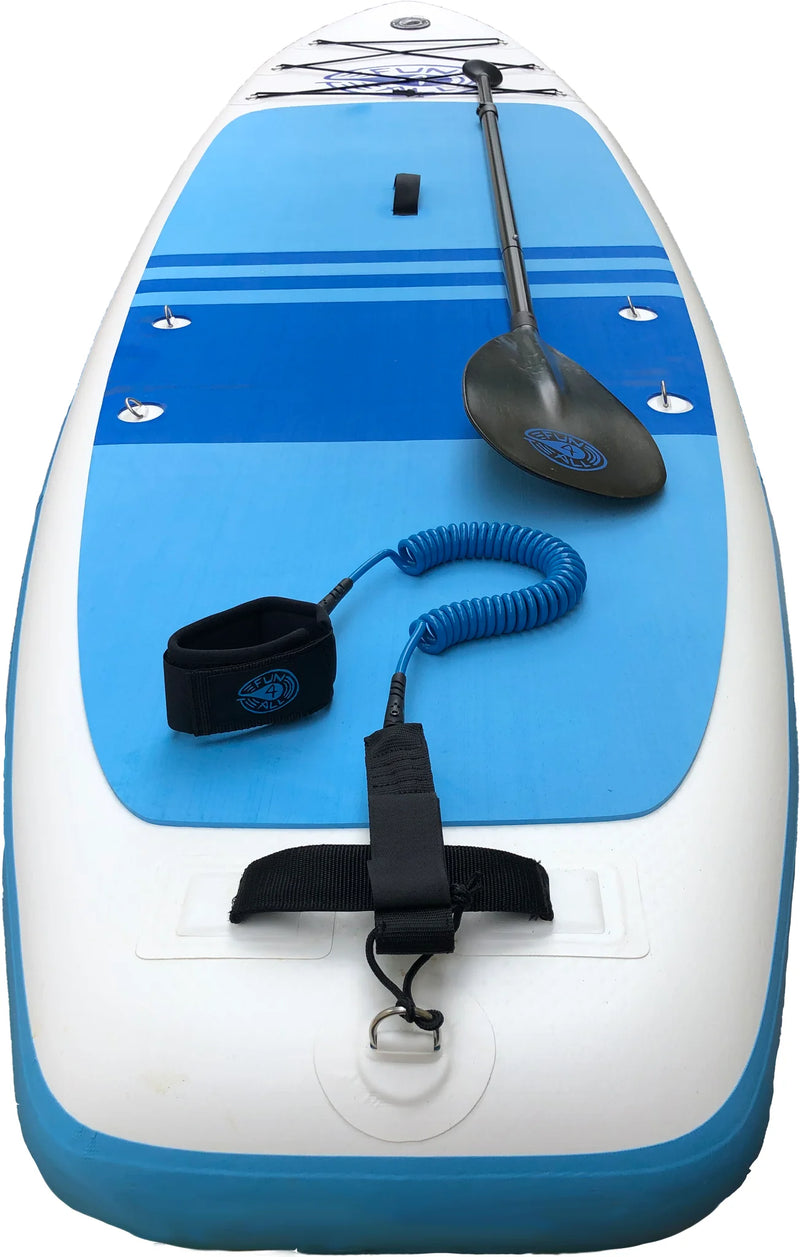 Load image into Gallery viewer, FUN 4 ALL 10'6 X 33" Inflatable SUP with Paddle