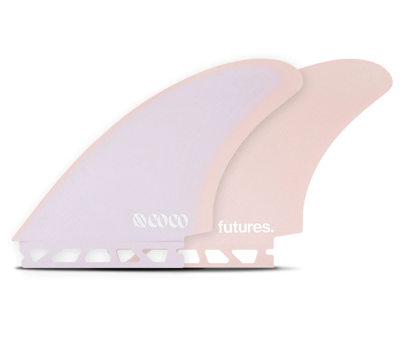 Futures Fins Coco Ho Keel Fiberglass Small Purple Surf Fin Set