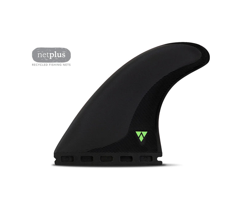 Load image into Gallery viewer, Futures Fins JJ-2 Alpha Medium Carbon/Green Tri Fin Set