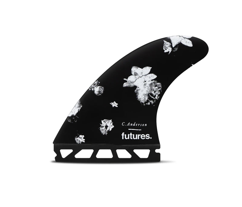 Load image into Gallery viewer, Futures Fins Ando Blackstix Thruster Set Large