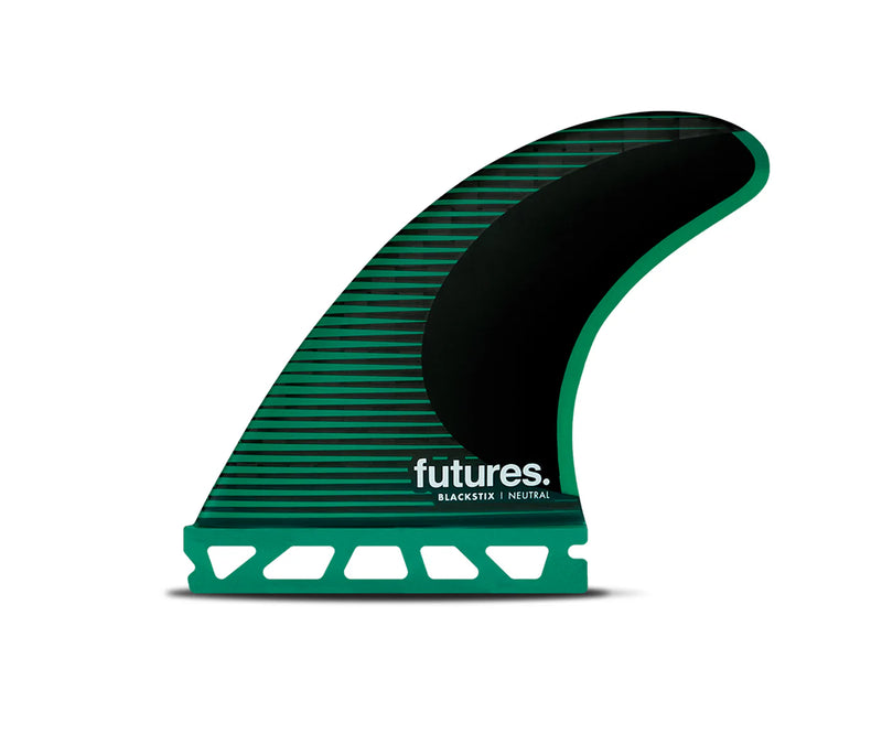 Load image into Gallery viewer, Futures Fins F6 Blackstix Thruster Set