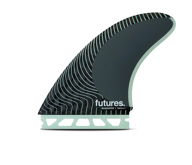 Load image into Gallery viewer, Futures Fins Blackstix Twin + 1 Fin Set