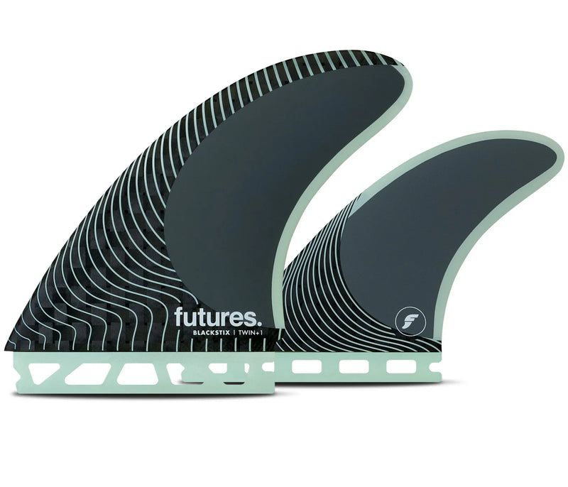Load image into Gallery viewer, Futures Fins Blackstix Twin + 1 Fin Set