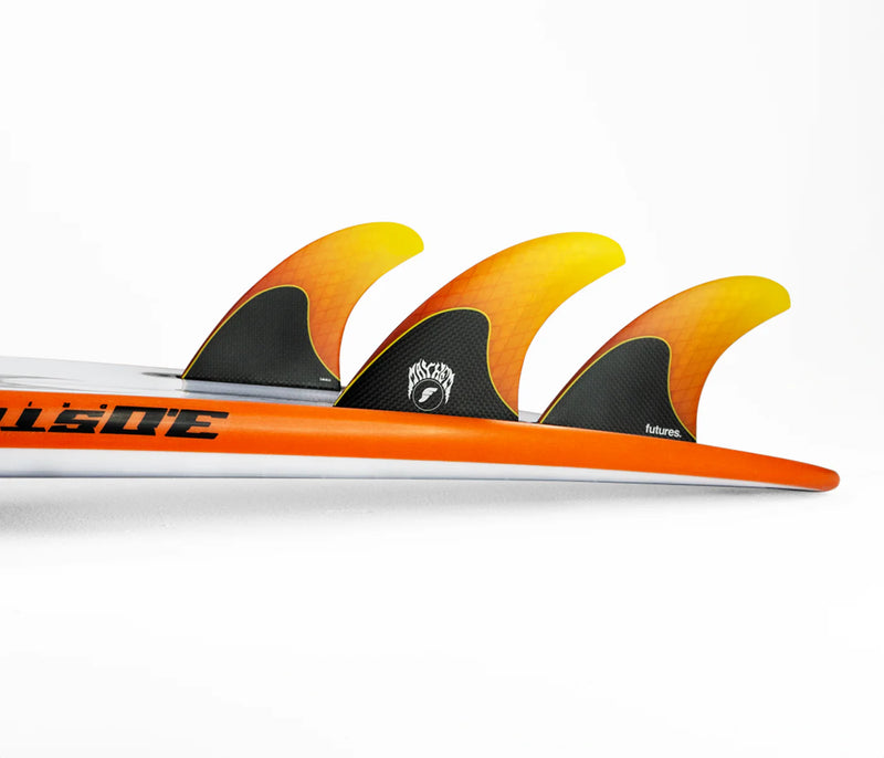Load image into Gallery viewer, Futures Fins MAYHEM 3.0 TRI Honeycomb/Carbon S ORG