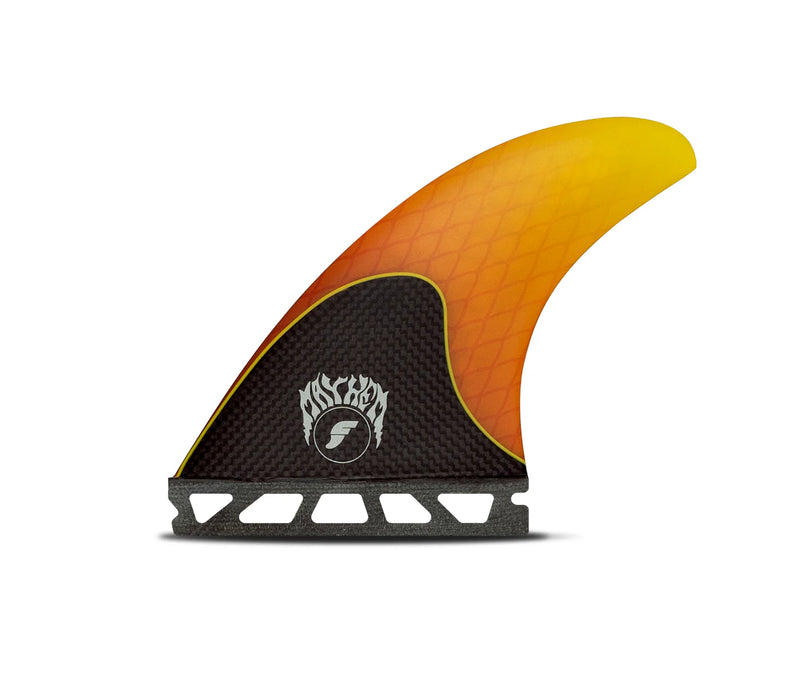 Load image into Gallery viewer, Futures Fins MAYHEM 3.0 TRI Honeycomb/Carbon S ORG