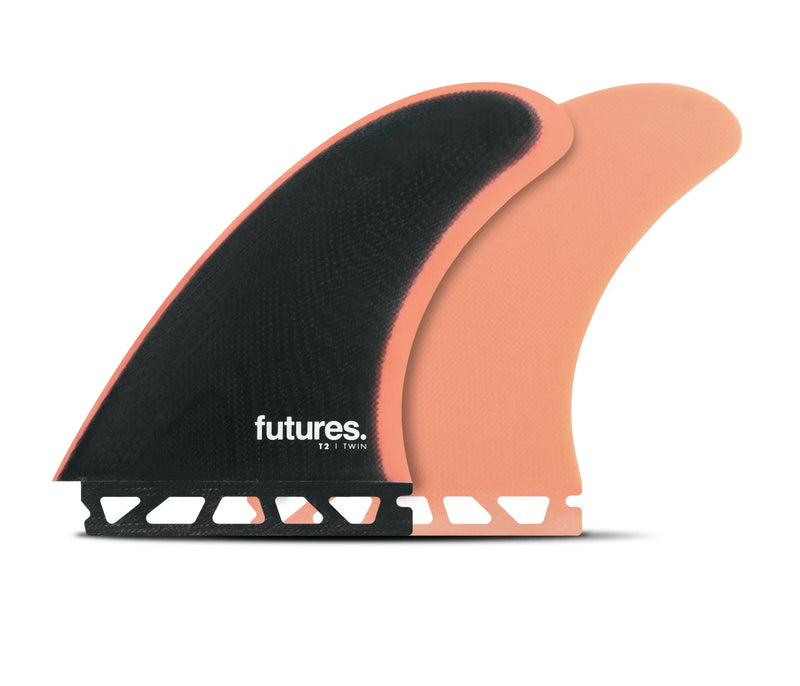 Load image into Gallery viewer, Futures Fins T2 Fiberglass Twin Fin Set