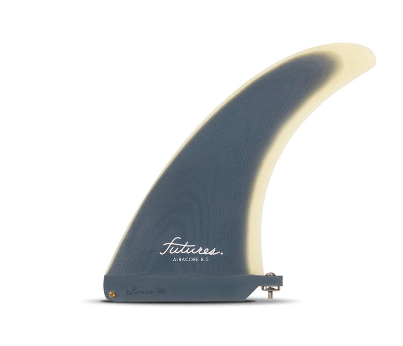 Load image into Gallery viewer, Futures Fins Albacore Flex Fiberglass 8.5" Indigo/Sand Surfboard Fin