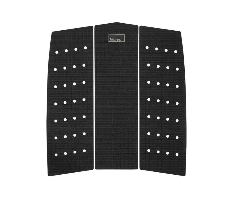 Load image into Gallery viewer, Futures Fins Landing Pad 3 Piece Traction Black