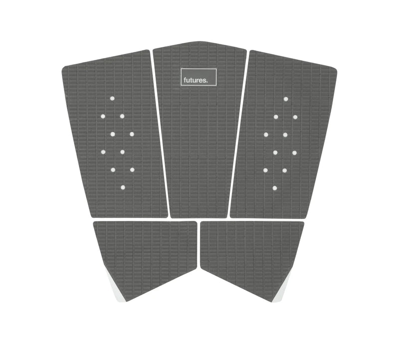 Load image into Gallery viewer, Futures Fins Seafury 5 PC Traction Pad Gray