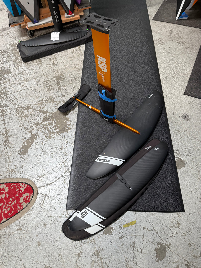 Load image into Gallery viewer, NSP Airwave Foil Set - 90Cm Mast w/ 2500 & 1650 Front Wing USED