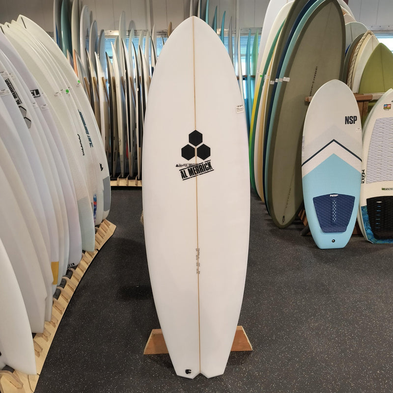 Load image into Gallery viewer, Channel Islands Bobby Quad 5'8 FCSII clear